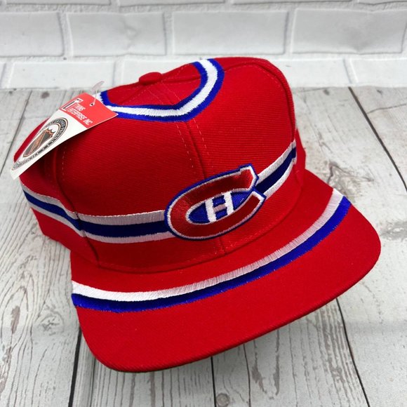 Vintage‎ Montreal Canadiens NHL Jersey Twins Enterprise Hat Snapback Cap New Men - Picture 3 of 7